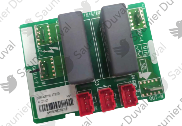 Circuit imprimé, carte d'interface Saunier Duval - 0010043698