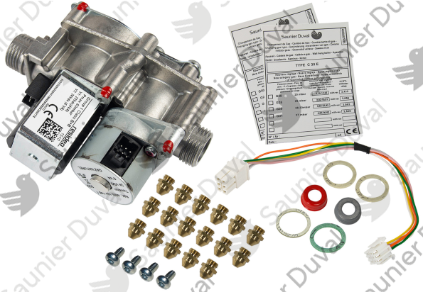 Kit changement de gaz, G30 vers G20 Saunier Duval - 0010043811
