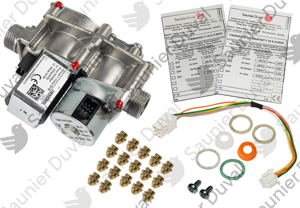 Kit changement de gaz, G30 vers G20 Saunier Duval - 0010043812