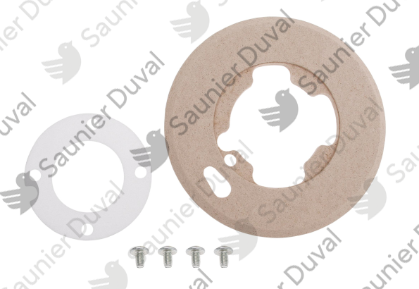 Isolant, bride de fixation du brûleur Saunier Duval - 0020018425