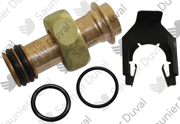 Tubulure pompe / échangeur inférieur Saunier Duval - 0020018459