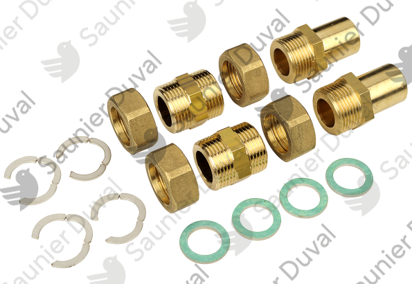 Collier fixation twin tube DN 16 (4 x) Saunier Duval - 0020027220