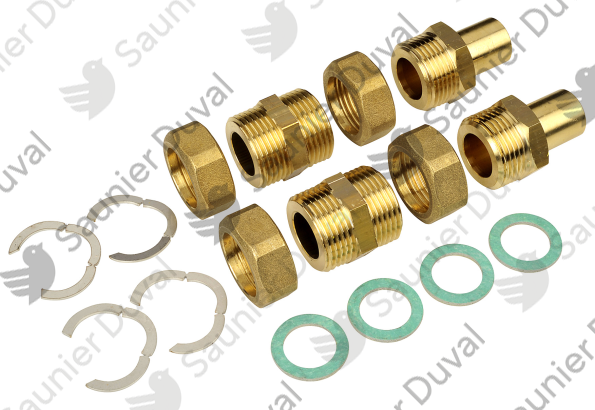 Collier fixation twin tube DN 20 (4 x) Saunier Duval - 0020027221