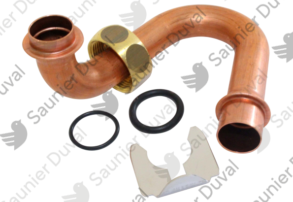 Tubulure inférieure vortex Saunier Duval - 0020029494
