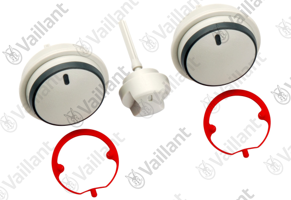 Boutons gris, kit de 3 Vaillant - 0020048969