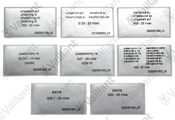 Set de transformation (H) Vaillant - 0020056258