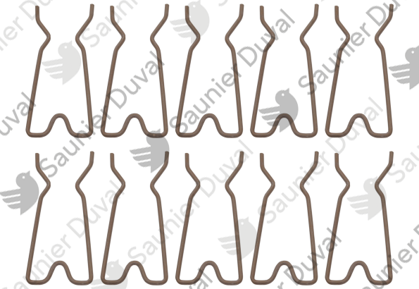 Clip, (x10) Saunier Duval - 0020079443