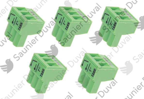 Connecteur, 3 voies (ballon), (x5) Saunier Duval - 0020084523