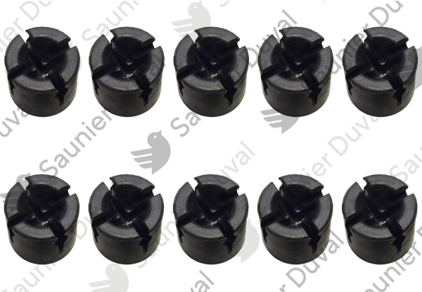 Silent bloc, porte CTN, (x10) Saunier Duval - 0020085861
