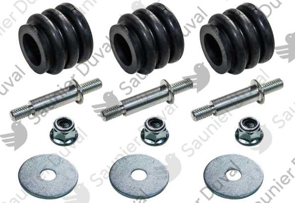 Kit de fixation, compresseur Saunier Duval - 0020176077