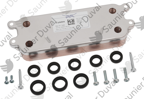 Echangeur sanitaire, 12 plaques Saunier Duval - 0020186152
