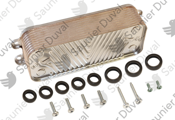 Echangeur, 20 plaques Saunier Duval - 0020186157