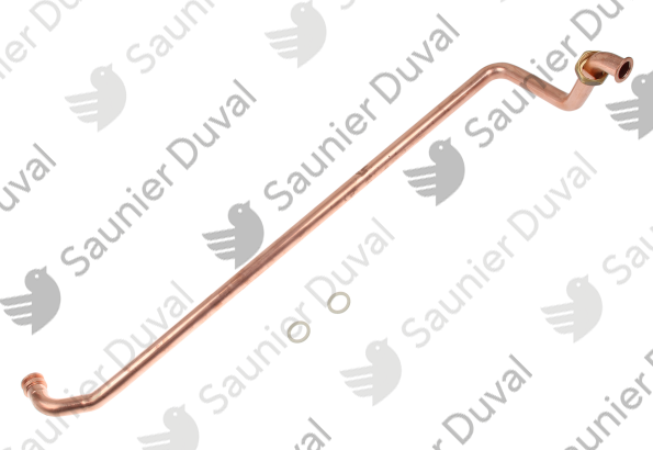 Tube, départ chauffage Saunier Duval - 0020186809