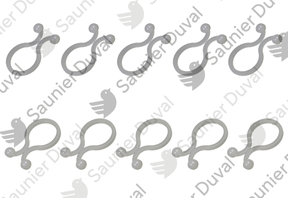 Clip, (x10) Saunier Duval - 0020205978