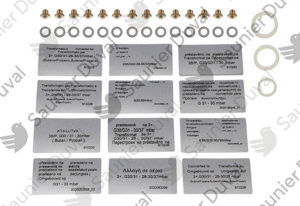 Kit chgmt gaz, ThemaClassic 25 GN --> BP Saunier Duval - 0020211671