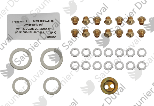 Kit changement de gaz au G20 Saunier Duval - 0020211674