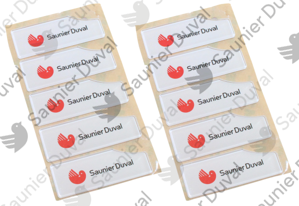 Plaque de firme, (x10) Saunier Duval Saunier Duval - 0020212646