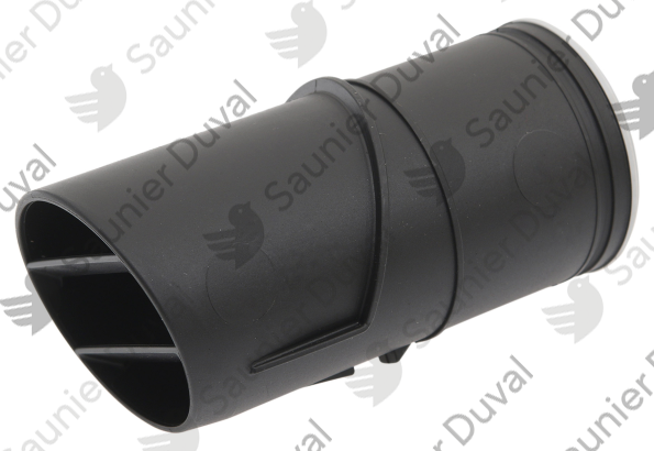 Tube fumée, DN 60, noir Saunier Duval - 0020247077