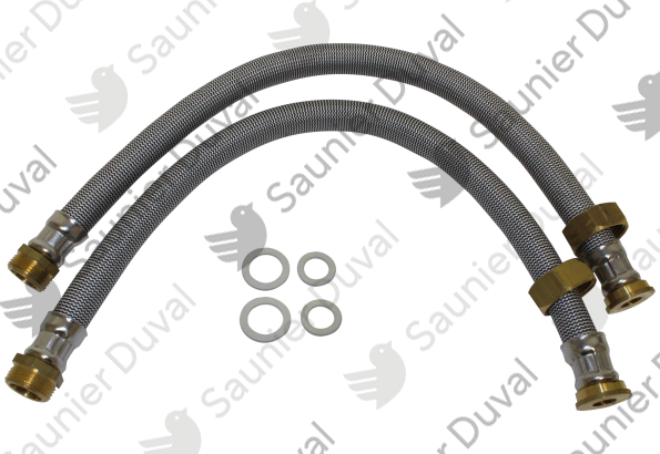 Flexibles kit ballon (x2) Saunier Duval - 05143500