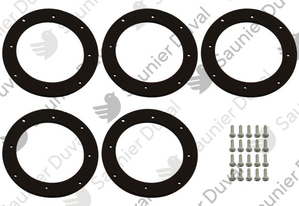 Joint plat coudé + vis (x5 + x20) Saunier Duval - 05623300